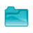 Folder cyan Icon